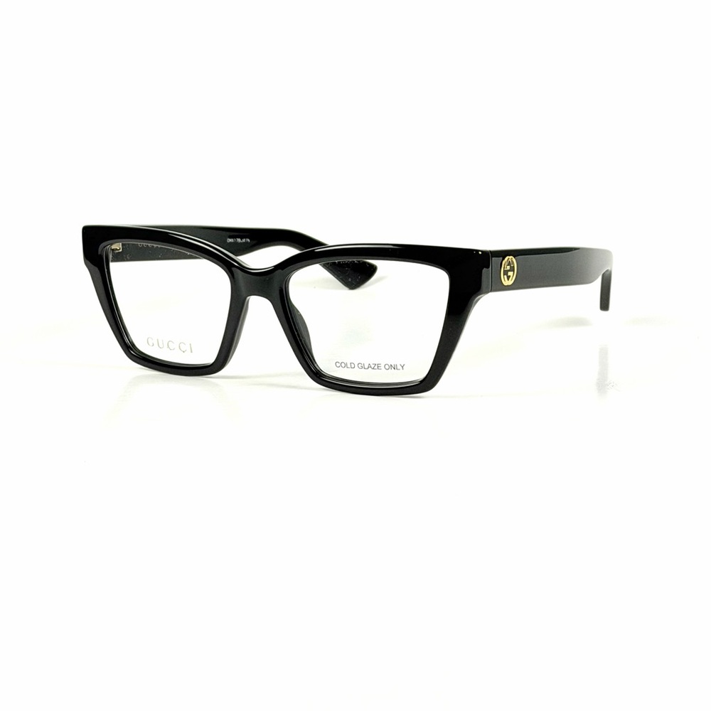 Gucci GG 1715 O 001 Black Eyeglass Frame  New Authentic NWT